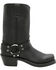 Durango Women's Harness Motorcycle Boots, Black, hi-res