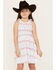 Image #1 - Shyanne Girls' Ikat Print Mini Dress, White, hi-res