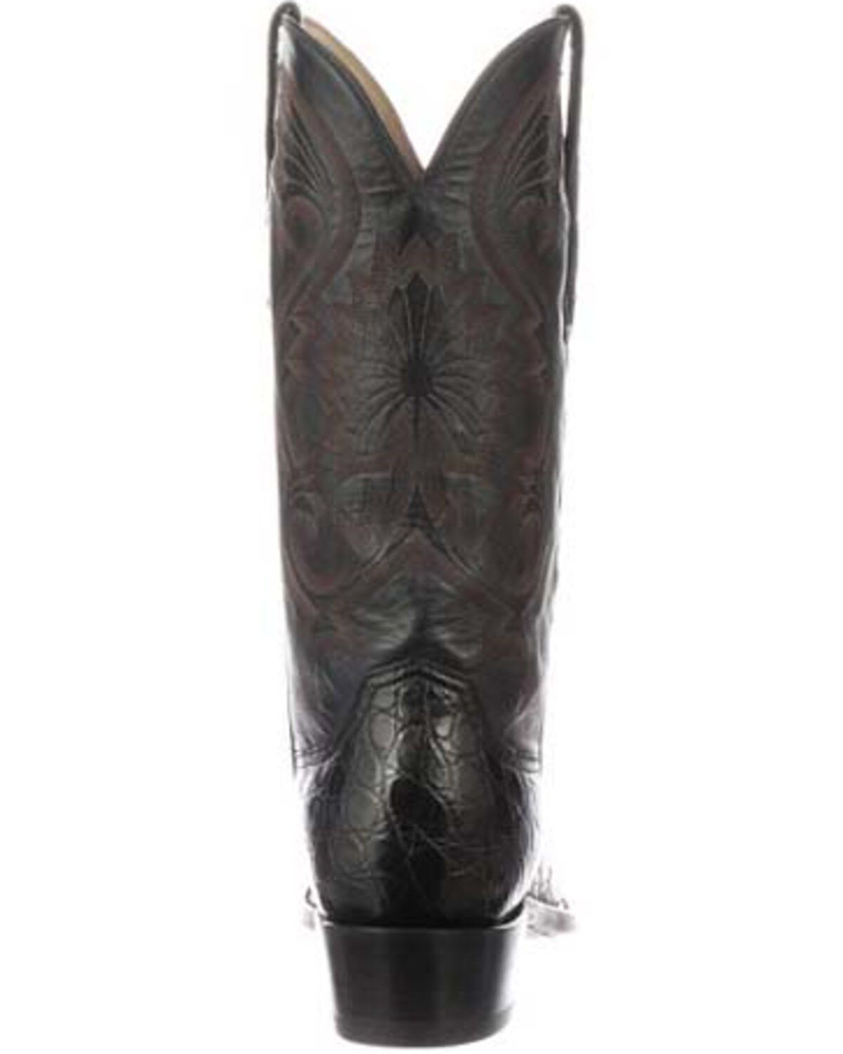 Image #4 - Lucchese Men's Rio Exotic Gator Western Boots - Square Toe, , hi-res