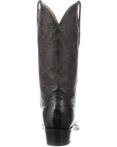 Image #4 - Lucchese Men's Rio Exotic Gator Western Boots - Square Toe, , hi-res
