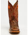 Image #4 - Justin Men's Bent Rail Nash Western Boots - Broad Square Toe, Brown, hi-res