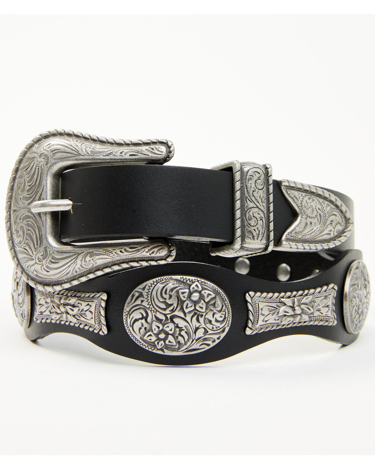 Product Name:  Shyanne Women's Concho Scalloped Belt