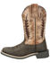 Image #3 - Smoky Mountain Little Boys' Desperado Western Boots - Broad Square Toe, Dark Brown, hi-res