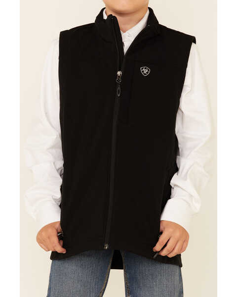Image #3 - Ariat Boys' Vernon 2.0 Softshell Vest , Black, hi-res