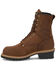Image #3 - Carolina Men's Waterproof Insulated Logger Boots - Round Toe, Brown, hi-res