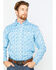 Image #3 - Wrangler 20X Men's Advanced Comfort Poplin Print Long Sleeve Western Shirt , , hi-res