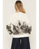 Image #4 - Wrangler Retro Women's Running Horses Graphic Crewneck, White, hi-res