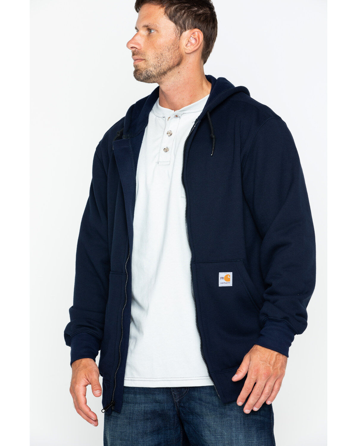Image #1 - Carhartt Men's FR Zip-Front Heavyweight Work Jacket, , hi-res