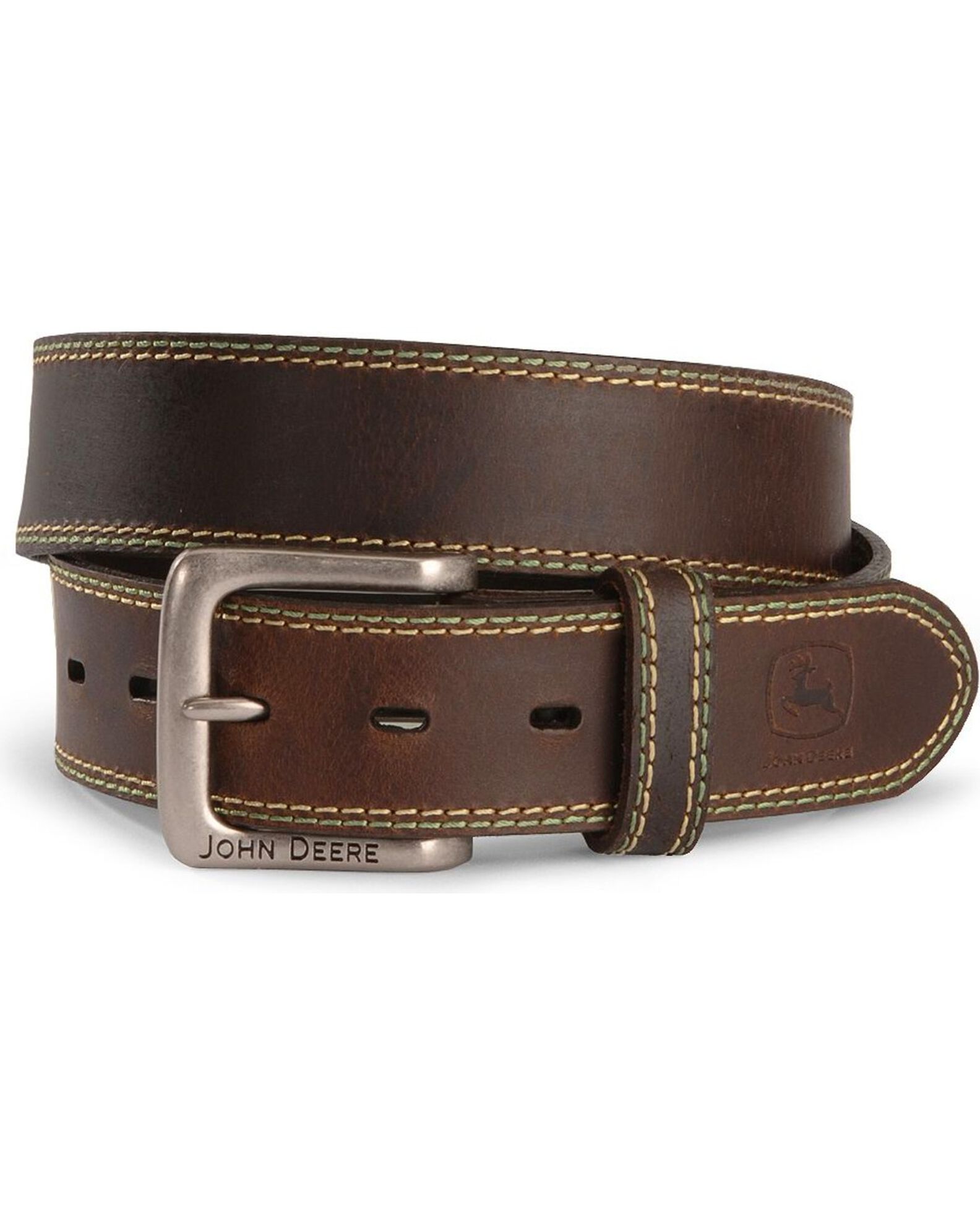 Product Name John Deere Leather Belt