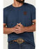 Image #4 - RANK 45® Men's Bull Shield Short Sleeve Graphic T-Shirt, Navy, hi-res