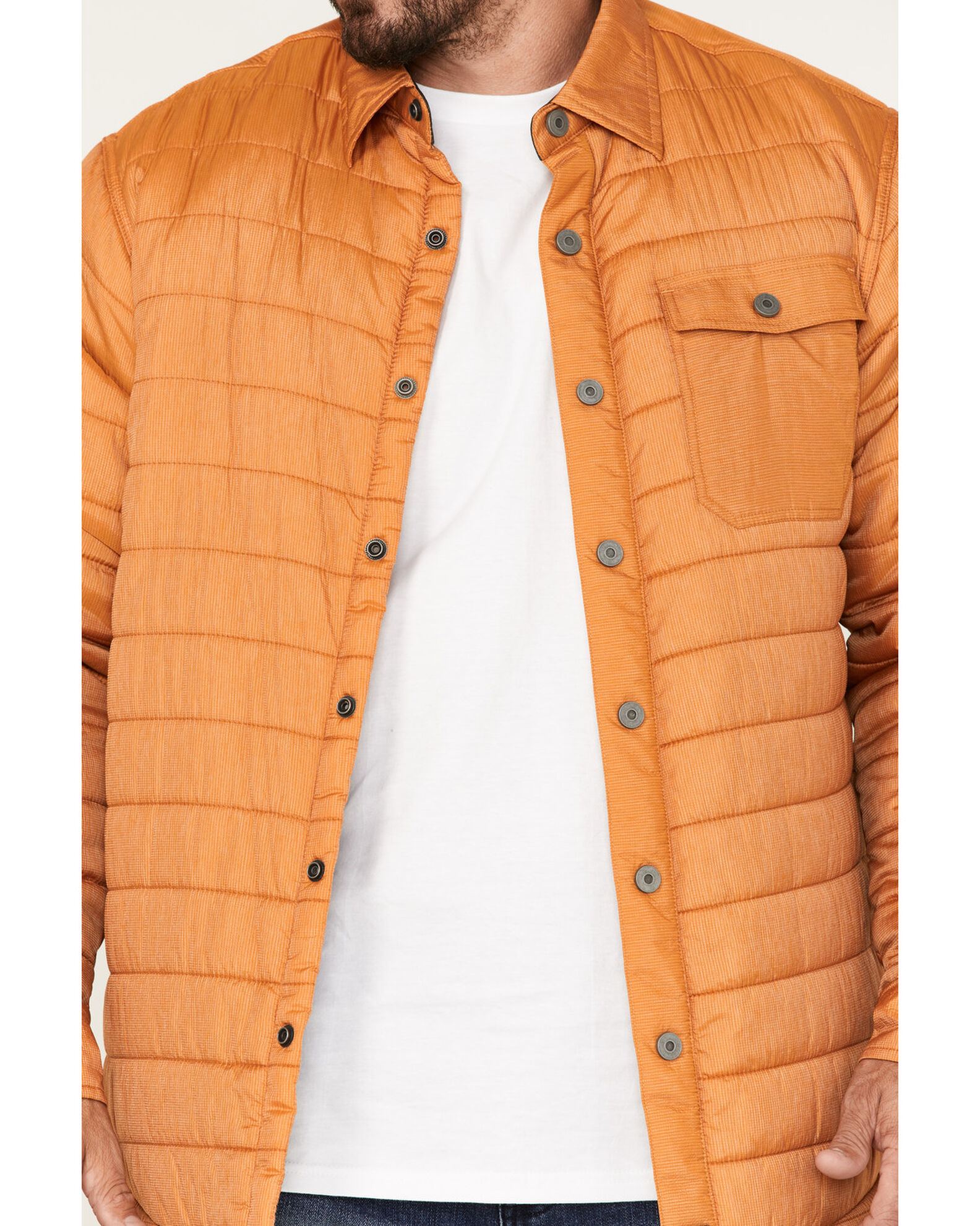 Dakota Grizzly Men #39 s Lucas Quilted Lightweight Fleece Lined Jacket Mustard