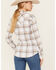 Image #4 - Wrangler Retro Women's Plaid Print Long Sleeve Pearl Snap Flannel Shirt, Multi, hi-res