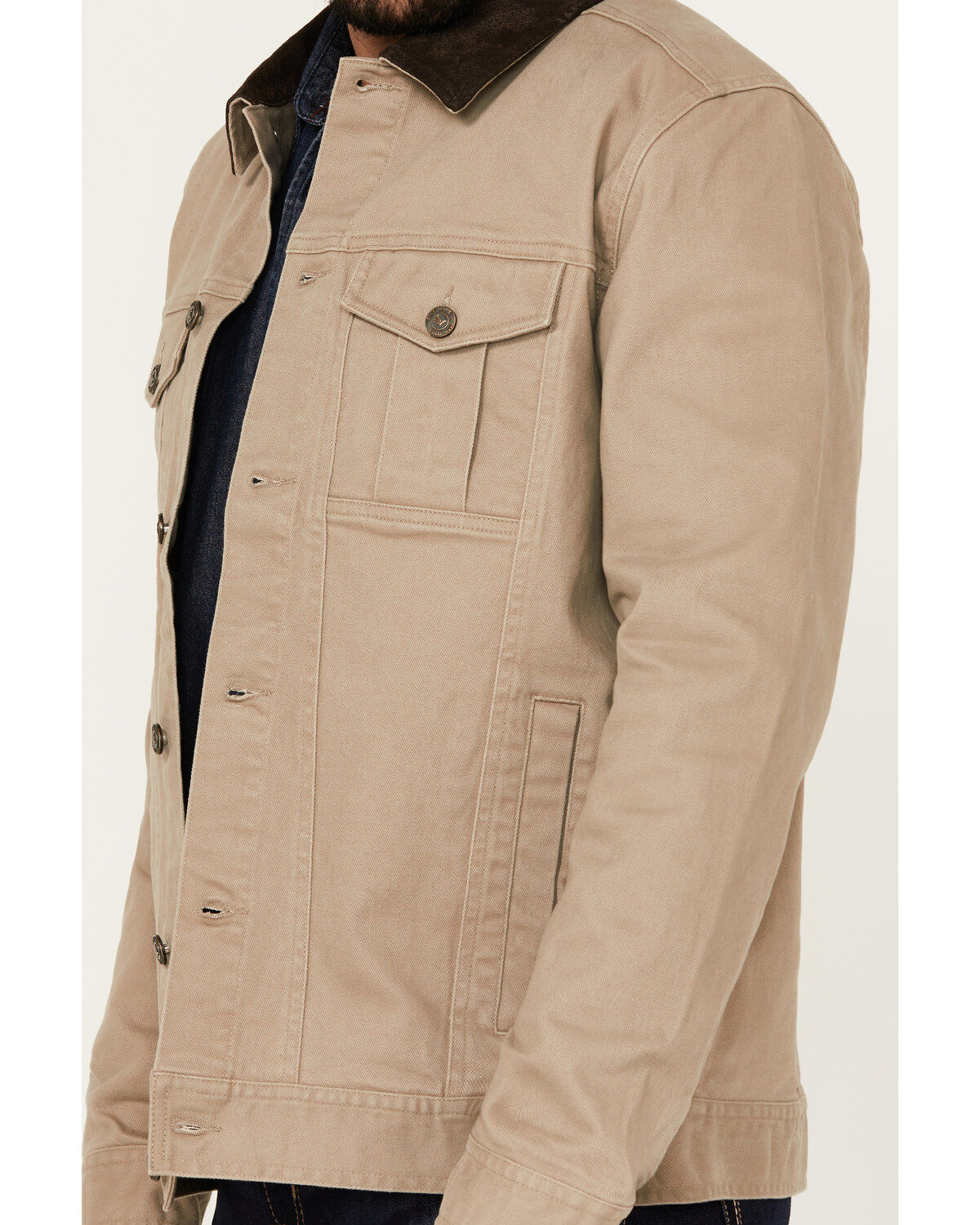Image #3 - Cody James Men's Ozark 5.0 Unlined Lightweight Canvas Jacket - Tall, Sand, hi-res