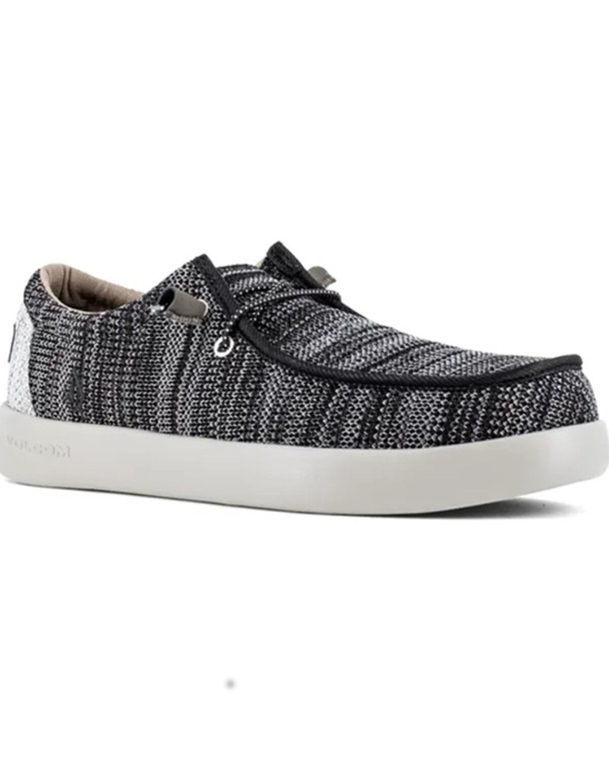 Image #1 - Volcom Men's Chill Slip-On Work Shoes - Composite Toe, Heather Grey, hi-res