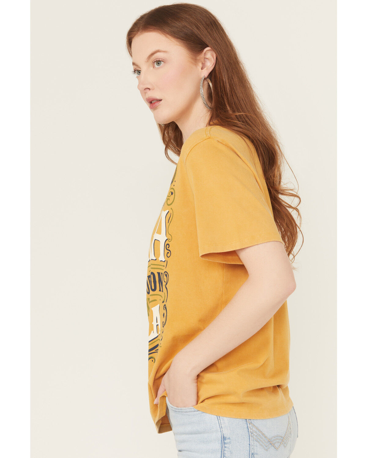Image #3 - Idyllwind Women's I Asked For Tequila Short Sleeve Graphic Tee, Dark Yellow, hi-res