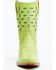 Planet Cowboy Women's Pee-Wee Ah Limon Leather Western Boot - Snip Toe , Green, hi-res