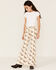 Rock & Roll Denim Girls' Desert Print Flare Jeans, Beige/khaki, hi-res