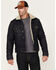 Image #1 - Cody James Men's FR Sherpa Lined Work Denim Jacket, Indigo, hi-res
