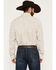 Image #4 - George Strait by Wrangler Men's Striped Long Sleeve Button-Down Stretch Western Shirt, White, hi-res