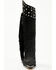 Image #4 - Wonderwest Women's Gloria Embellished Fringe Tall Western Boots - Snip Toe, Black, hi-res