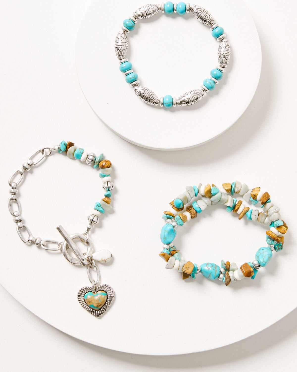 Shyanne Women's Sedona Sky Bracelet Set - 3 Piece, Silver, hi-res