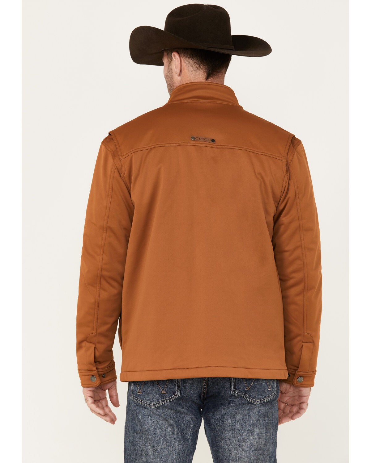 Image #4 - Cinch Men's Solid Conceal Carry Softshell Jacket, , hi-res