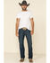 Cinch Men's White Label Performance Dark Relaxed Straight Jeans  , Indigo, hi-res