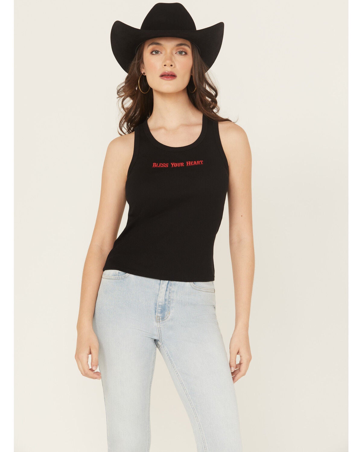 Youth in Revolt Women's Bless Your Heart Tank, Black, hi-res