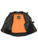Milwaukee Leather Men's 3X Side Lace Vented Scooter Jacket - Big , Black, hi-res
