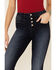 Idyllwind Women's Dusk High Risin' Flare Leg Jeans, Dark Blue, hi-res