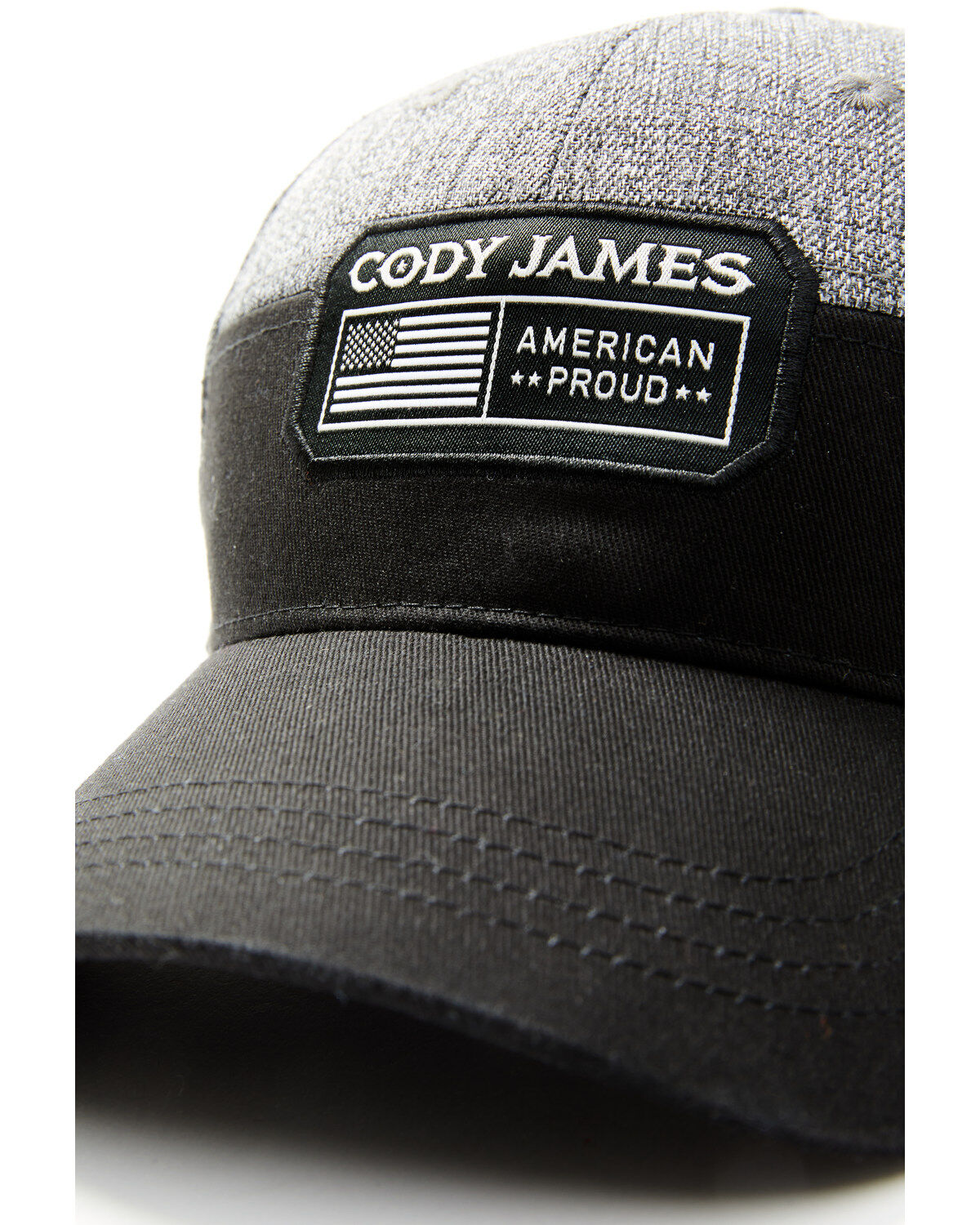 Image #2 - Cody James Men's American Proud Patch Ball Cap, Black, hi-res