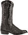 Image #2 - Dan Post Men's Flank Exotic Caiman Western Boots - Round Toe, Black, hi-res