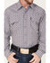 Image #3 - Cinch Men's Modern Fit Small Plaid Snap Western Shirt, Blue, hi-res