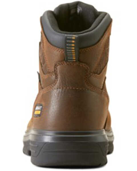 Image #3 - Ariat Men's Turbo Outlaw 6" Lace-Up Waterproof Work Boots - Composite Toe , Brown, hi-res
