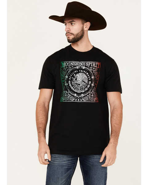 Moonshine Spirit Men's Official Trademark Short Sleeve Graphic T-Shirt , Black, hi-res