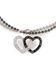 Montana Silversmiths Women's Double Heart Necklace, Silver, hi-res