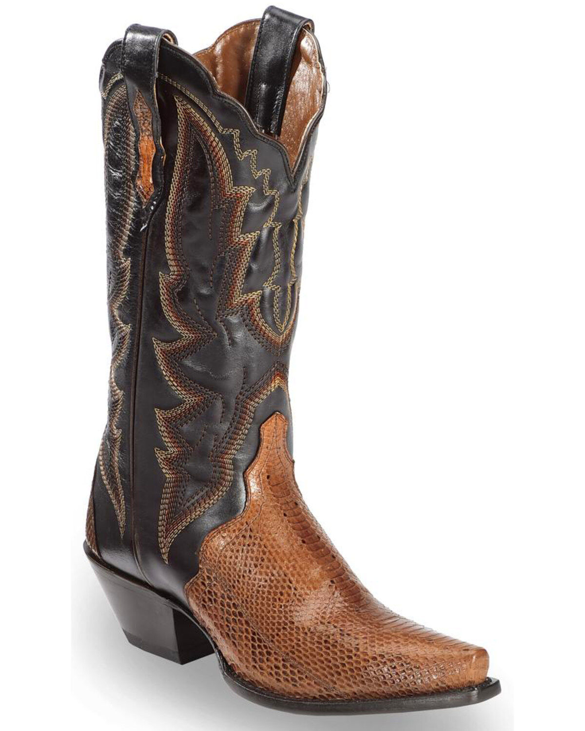 ladies snakeskin cowboy boots