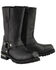 Image #1 - Milwaukee Leather Men's 11" Classic Harness Boots - Square Toe, , hi-res