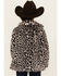 Image #4 - Urban Republic Girls' Jaguar Print Long Faux Fur Coat, Grey, hi-res