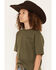 Image #3 - Ariat Boys' Serape Shield Short Sleeve Graphic T-Shirt, Green, hi-res