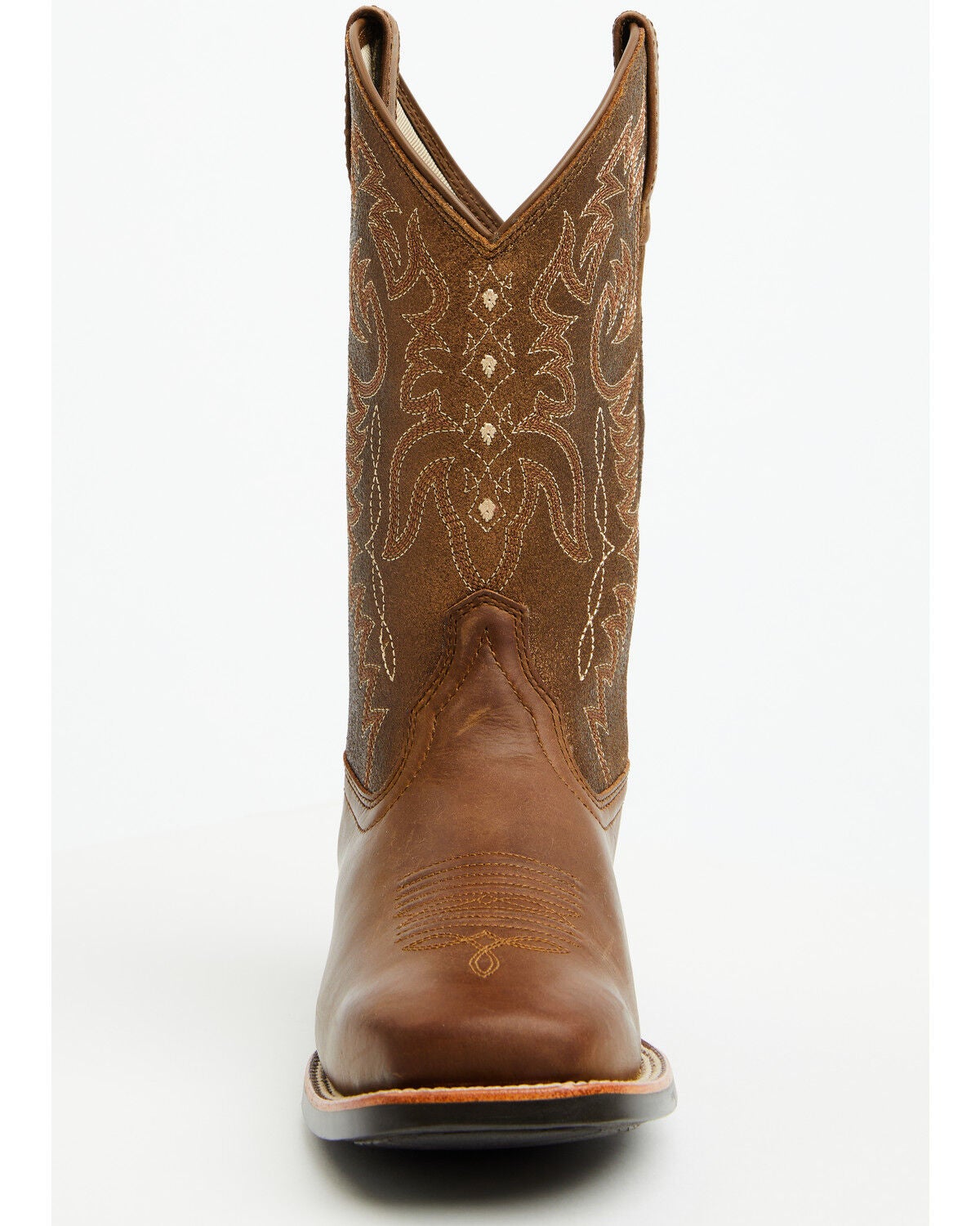 Image #4 - Shyanne Women's Sidney Performance Western Boots - Broad Square Toe, Brown, hi-res