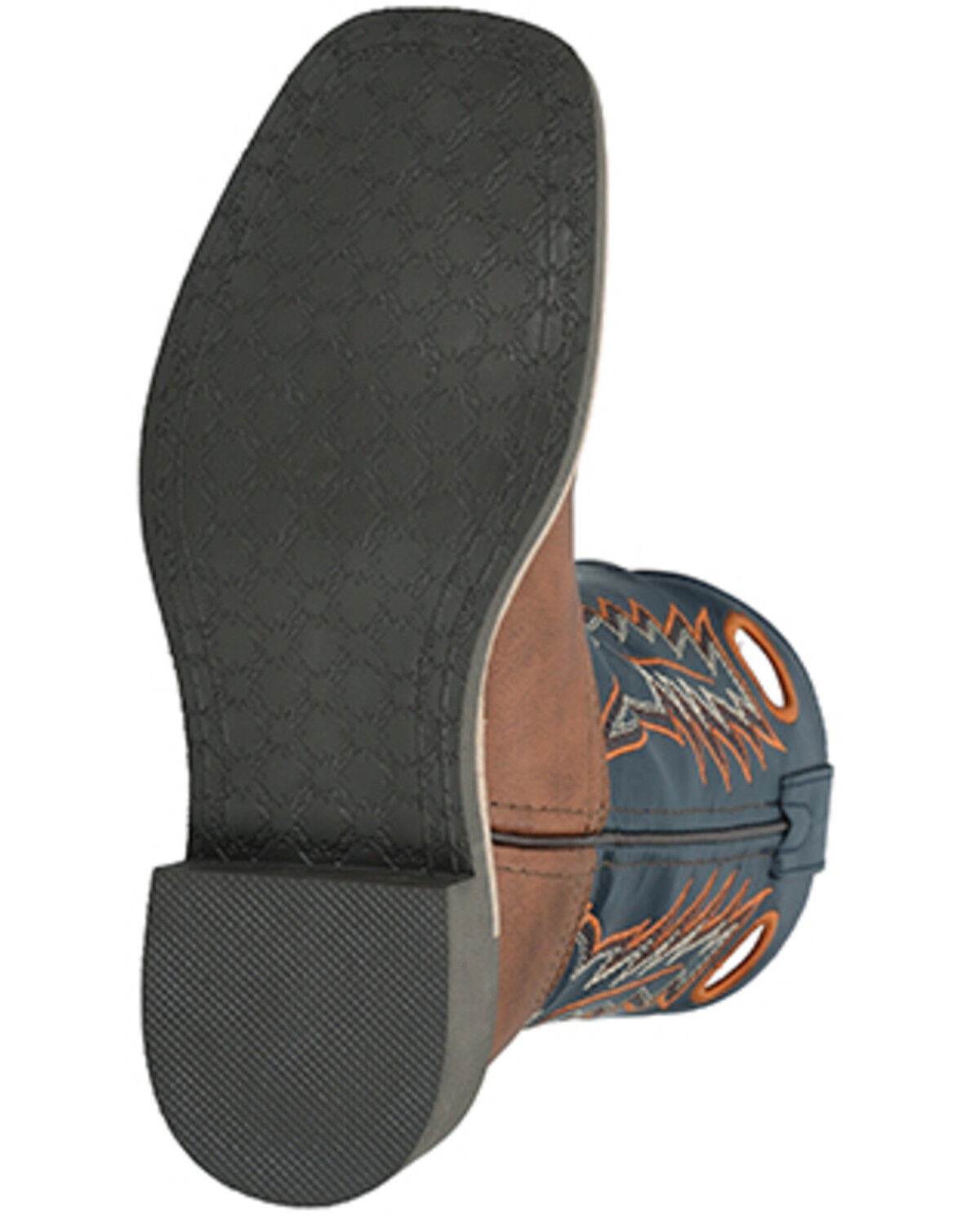 Image #7 - Smoky Mountain Boys' El Paso Western Boots - Broad Square Toe, Brown, hi-res