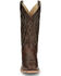 Image #4 - Justin Women's Mayberry Umber Western Boots - Square Toe , Dark Brown, hi-res