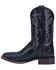 Dan Post Men's Kingsly Exotic Caiman Western Boots - Broad Square Toe, Black, hi-res