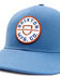 Brixton Men's Crest Circle Logo Patch Crossover MP Mesh-Back Ball Cap , Blue, hi-res