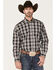 Image #1 - Ariat Men's Pro Series Wilton Classic Fit Long Sleeve Button-Down Shirt, Black, hi-res