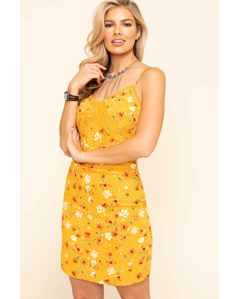 Image #1 - Idyllwind Women's Sun-Tea Floral Slip Dress, , hi-res