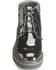 Image #4 - Rocky Dress Leather High Gloss Chukka Duty Shoes, Black, hi-res
