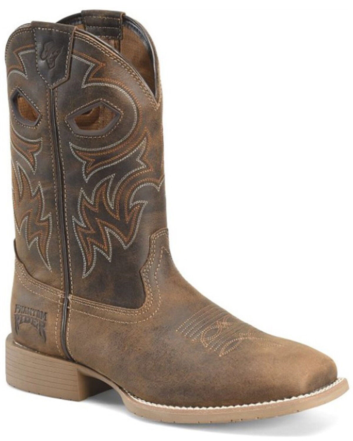 Double H Men's Scholz Performance Western Boots - Broad Square Toe, Brown, hi-res