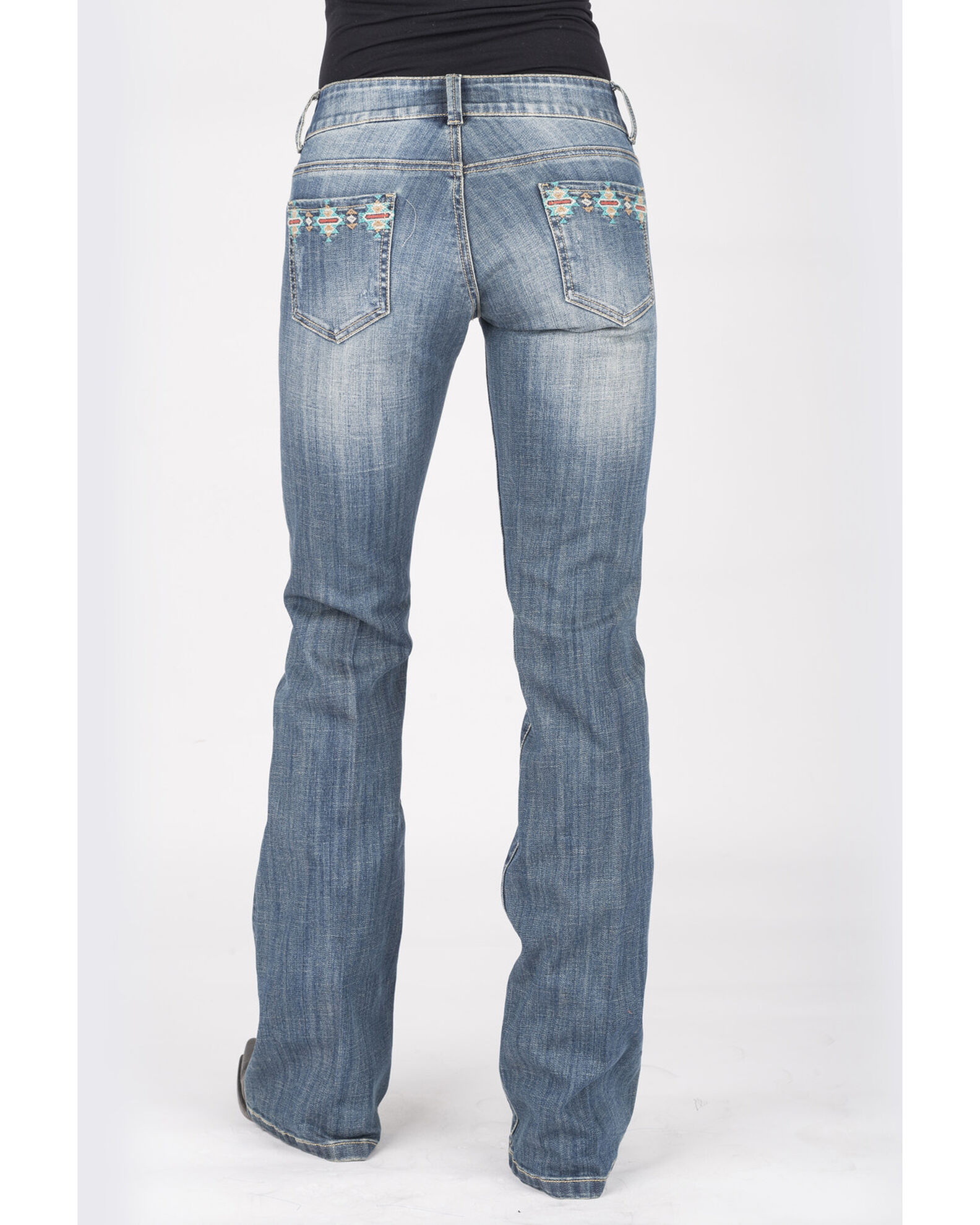 Product Name Stetson Women's 816 Southwestern Embroidered Bootcut Jeans